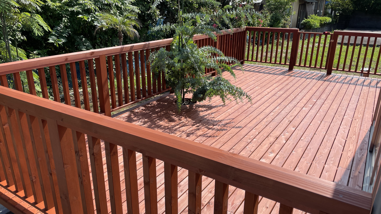 南伊豆町ウッドデッキ